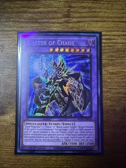 Master of Chaos MP23-EN018 1st Edition Prismatic Secret Rare Yugioh - Image 1