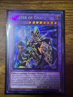 Master of Chaos MP23-EN018 1st Edition Prismatic Secret Rare Yugioh - Image 2