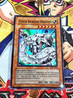 Cyber Barrier Dragon soi-en006 Unltd Ed (LP) Super Rare Yu-Gi-Oh! - Image 1