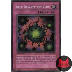 Yugioh Deck Devastation Virus FET-EN058 Super Rare 1st Edition MP - Image 1