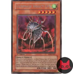 Yugioh Ultimate Insect LV5 FET-EN007 Rare 1st Edition LP - Image 1
