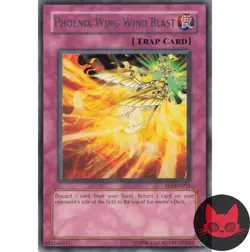 Yugioh Phoenix Wing Wind Blast FET-EN053 Rare NM - Image 1