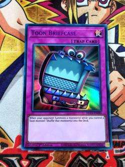 Toon Briefcase dlcs-en080 *PURPLE* 1st Edition (NM+) Ultra Rare Yu-Gi-Oh! - Image 1