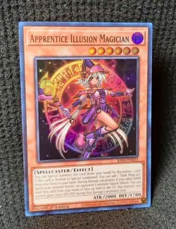 Yu-Gi-Oh! Apprentice Illusion Magician *SUPER RARE* RA04 - EN023 1st Edition NM - Image 1