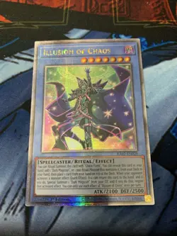 Illusion of Chaos 1st Edition Quarter Century Secret Rare RA02-EN020 Yu-Gi-Oh! - Image 1