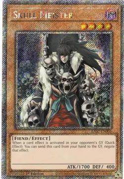 Yu-Gi-Oh! - Skull Meister RA02-EN005 - Platinum Secret Rare - NM/M - Image 1