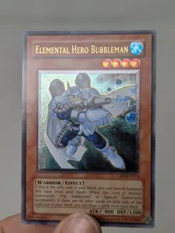 Elemental Hero Bubbleman CRV-EN014 Ultimate Rare Yugioh- Near Mint - Image 2