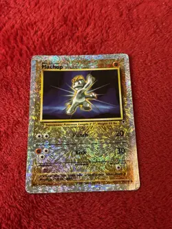 Machop 79/110 Legendary Collection Reverse Holo Wotc Pokemon Card Played - Image 1