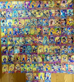 Dragon Ball Heroes Vegeta Only Card Lot 100 Cards Japan All Cards Shown - Image 1