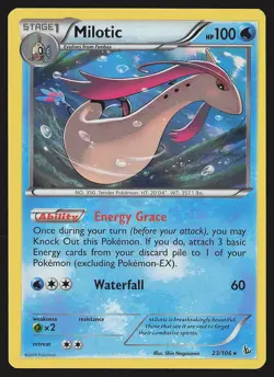 XY - Flashfire Milotic #23/106 Holo Rare Pokemon Card - Image 1