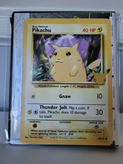 Pokemon Trading Card Game First Partner Collector Binder Pikachu Oversized Card 820650809606 - Image 2
