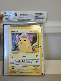 Pokemon Trading Card Game First Partner Collector Binder Pikachu Oversized Card 820650809606 - Image 3