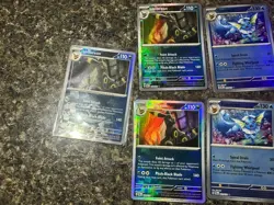 Eeveelution Pokeball Holos 9 Card Lot -PRISMATIC EVOLUTIONS Nm - Image 2