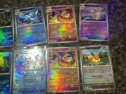 Eeveelution Pokeball Holos 9 Card Lot -PRISMATIC EVOLUTIONS Nm - Image 3