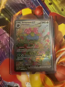 Pokemon TCG Venusaur EX Full Art Holo Card Scarlet & Violet 151 Series 198/165 - Image 1