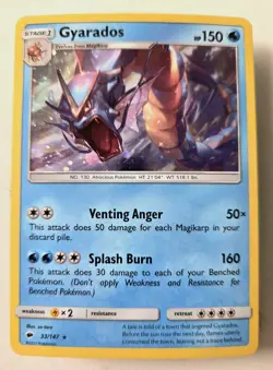 Gyarados - (Cosmos Holo) 033/147 Blister Exclusives Holo Pokemon Tcg Card - Image 1