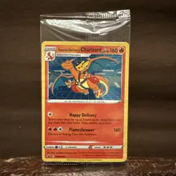 Special Delivery Charizard Pokemon Center Promo Card Still Sealed SWSH075 - Image 1