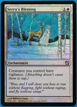 Serra's Blessing FOIL 9th Edition NM White Uncommon CARD (495999) ABUGames - Image 1