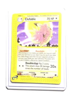 CLEFABLE - 41/165 - Expedition Base Set - Rare - Pokemon Card - NM - Image 1