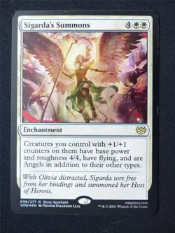Sigarda's Summons Foil - VOW - Mtg Card #7BW - Image 1