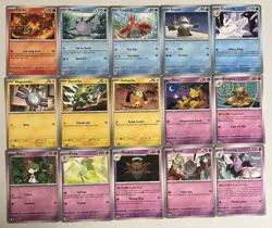 2025 Pokemon TCG Mega Evolution 63 Card Lot No Duplicates Bulbasaur Shuckle +++ - Image 2