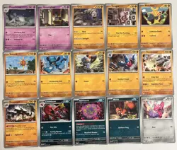 2025 Pokemon TCG Mega Evolution 63 Card Lot No Duplicates Bulbasaur Shuckle +++ - Image 3
