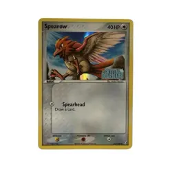 Pokemon TCG English Card Crystal Guardians Spearow 61/100 Reverse Holo Stamped - Image 1
