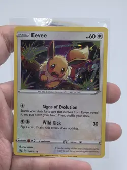 Pokemon Eevee Black Star Promo Holo Cards Set of 3 - SWSH127 SWSH118 SWSH095 - Image 4