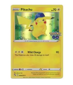 Pikachu 028/078 Holo Rare Pokemon Go Card TCG - Near Mint - Image 1