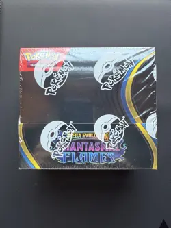 Pokemon TCG: Phantasmal Flames Factory Sealed Booster Box + FREE IR/AR CARD - Image 1