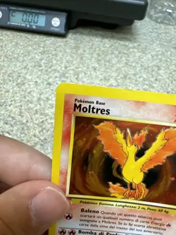 Moltres Holo Italian Fossil Set Pokemon Card TCG No. 12/62 Rare - Image 4