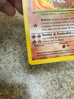 Moltres Holo Italian Fossil Set Pokemon Card TCG No. 12/62 Rare - Image 5