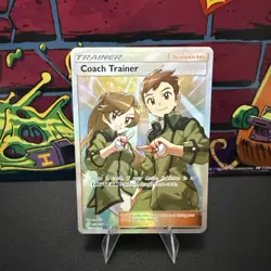 Coach Trainer 233/236 Unified Minds NM Ultra Rare Full Art Pokemon Card - Image 1