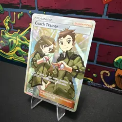 Coach Trainer 233/236 Unified Minds NM Ultra Rare Full Art Pokemon Card - Image 2