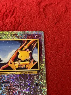 Abra 67/110 Legendary Collection Reverse Holo Wotc Pokemon Card Played - Image 2