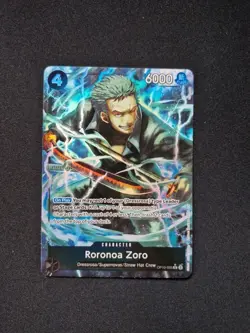 One Piece TCG Card Game Roronoa Zoro Alt Art OP10-095 English - Image 1