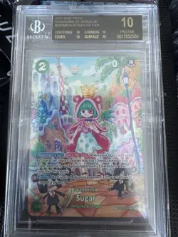 BGS10 Black Label One Piece Card SUGAR OP04-024 SR SP Special Alt Art English - Image 1