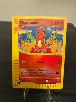 Pokemon Card Charmander 98/165 Expedition Base Set Reverse Holo - Image 2