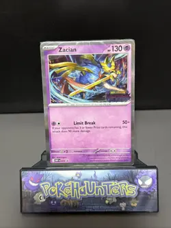 Pokemon Card Zacian 015 Black Star Promo Phantasmal Flames Stamped SEALED - Image 1