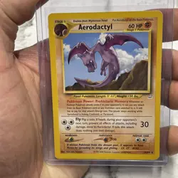 Aerodactyl - 15/64 Pokemon Neo Revelation Unlimited Rare Card WOTC LP+ Vintage - Image 1