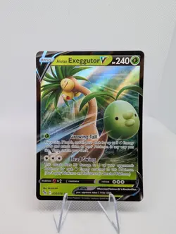 Alolan Exeggutor V Ultra Rare - 005/078 - Pokemon Go Pokemon 2022 Card LP - Image 1