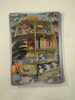 Litten 167/162 Pokemon: Temporal Forces Illustration Rare Card M/Near Mint - Image 1