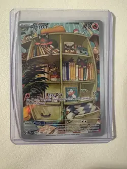 Litten 167/162 Pokemon: Temporal Forces Illustration Rare Card M/Near Mint - Image 2