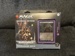 Magic the Gathering MTG Warhammer 40,000 - Necron Dynasties Commander Deck - Image 1