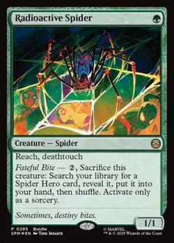 Radioactive Spider - Foil Bundle Promo SPM NM MTG - Image 1