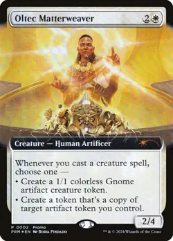 Oltec Matterweaver - Foil Extended Art Promo WPN NM MTG - Image 1