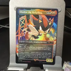 MTG Shadow The Hedgehog -Sonic Secret Lair SLD 2086 Foil - Image 1