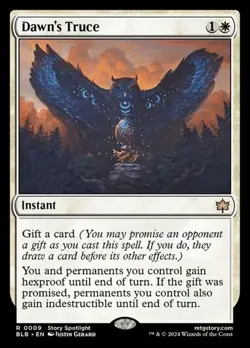 Dawn's Truce - Foil BLB NM MTG - Image 1