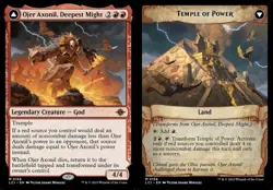 Ojer Axonil, Deepest Might // Temple of Power - Foil LCI NM MTG - Image 1