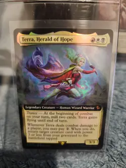 Terra Herald of Hope Celes Rune Knight Extended Foil Final Fantasy MTG - Image 2